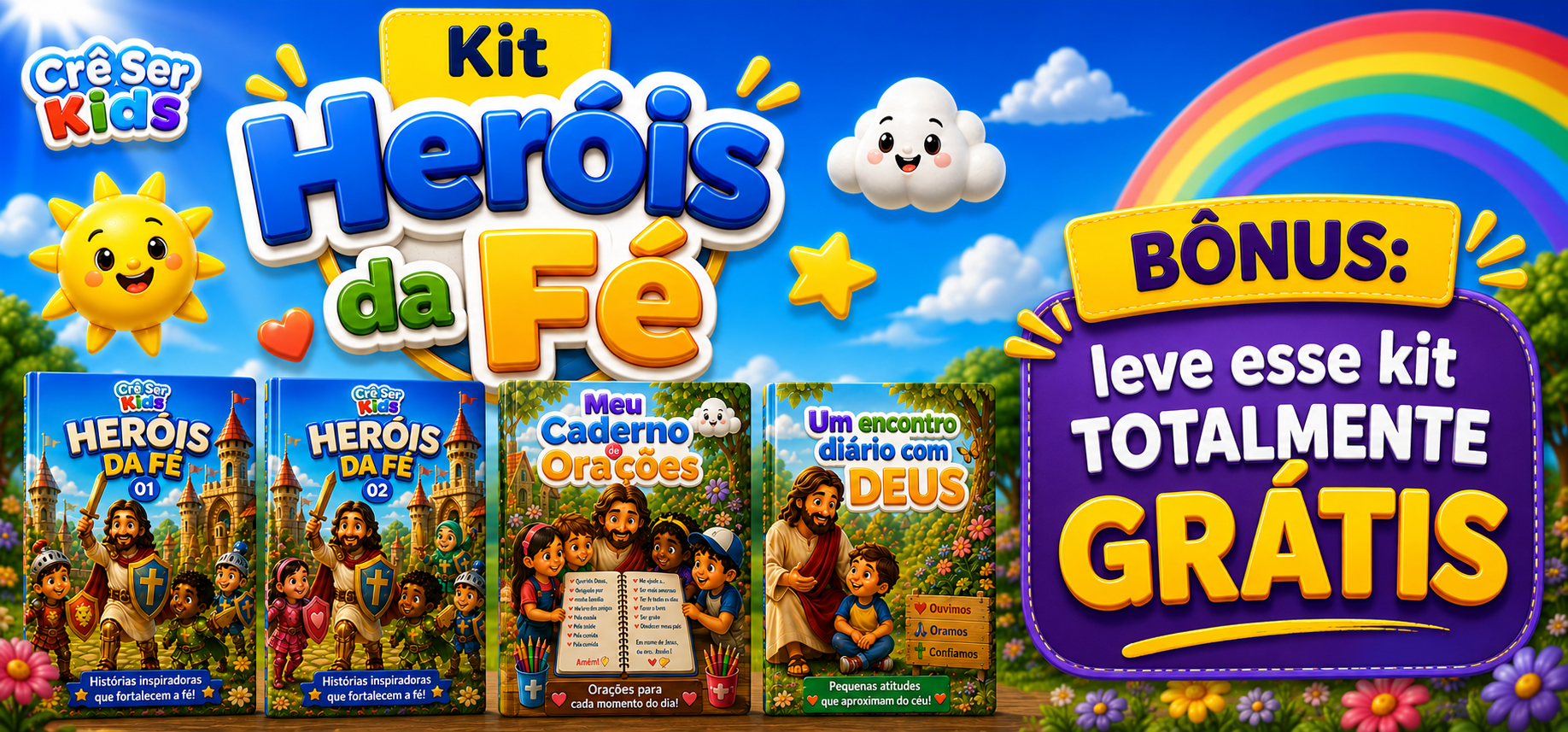 Bônus Kit Heróis da Fé